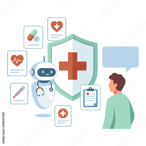 Chatbot Customer Services Illustration