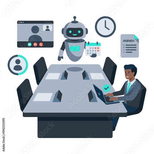 Chatbot Customer Services Illustration