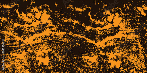 Dark grunge background of golden texture. Abstract black and gold design templates for wallpaper or design.