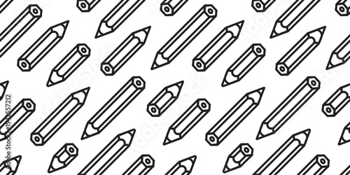 鉛筆の線画パターン背景