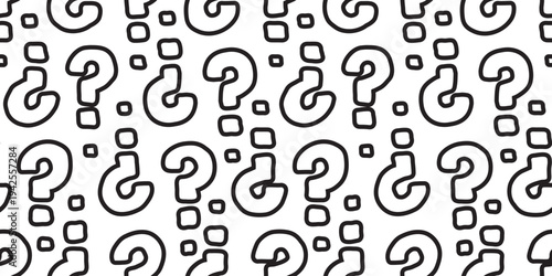 疑問符と感嘆符の繰り返し模様