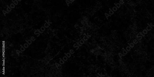 Grunge dark chalkboard and black board. Wall black paper cement distressed. abstract dark black wall texture. concrete rough dark floor old grunge backdrop. interior vintage smooth closeup background.