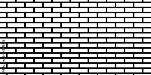 Seamless Pavement mosaic stone concrete wall surface tiles. subway vector block rock white brick wall texture background.