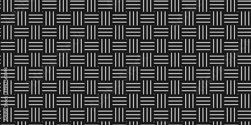 seamless structure pattern square grid metal design. overlap black and gray gradient stripes wall decoration maze textile paper triangle wallpaper background.