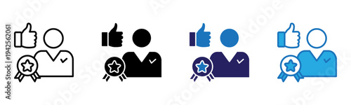 Branding Icon Multi Style Vector Illustration