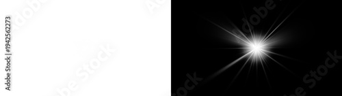 Konstfotografi Light flare, Glowing light explodes