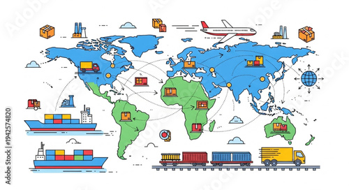 Global Logistics and Transportation Network.