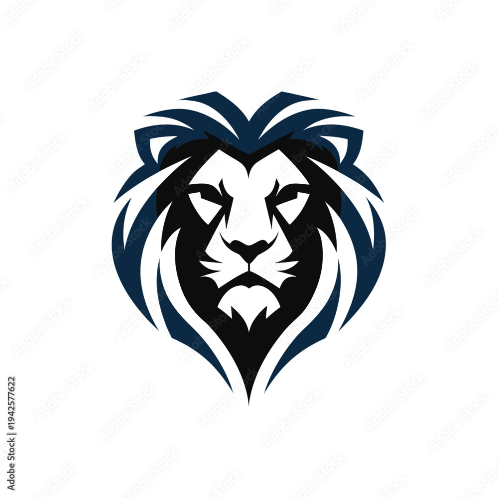 Fototapeta premium lion head vector