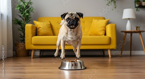 Pug in Flight: A Homeward Bound Leap