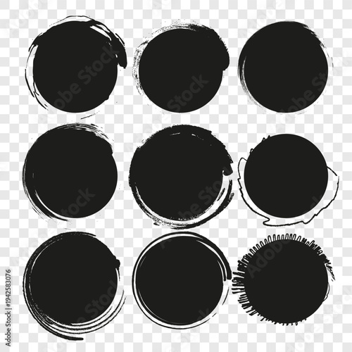 Comprehensive nine 9 collection. Professional splash Vector. Extraordinary stroke shape. Traditional artistic elements.