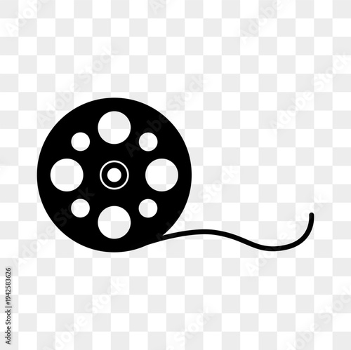 Traditional cinematic reels. Professional movie Vector. Formidable entertainment production. Sophisticated motion picture.