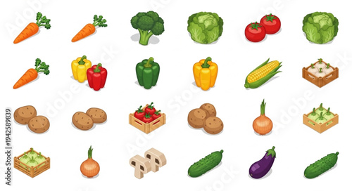 Assorted Fresh Fruits and Vegetables.