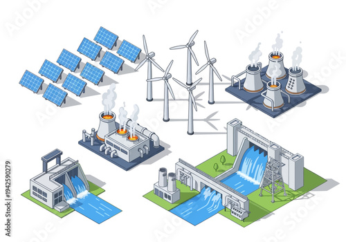 Innovative renewable energy sources powering a sustainable future with solar, wind, and hydropower