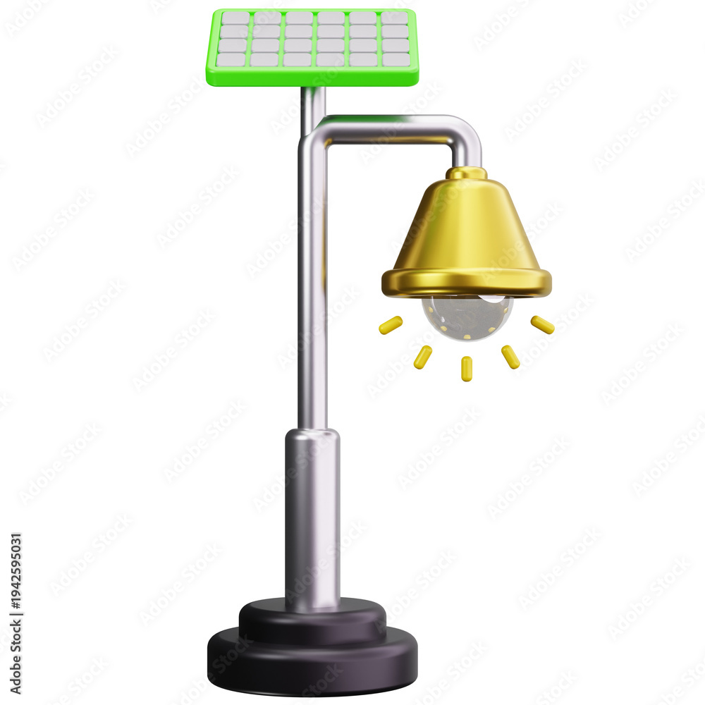Fototapeta premium Solar Street Light Lamp