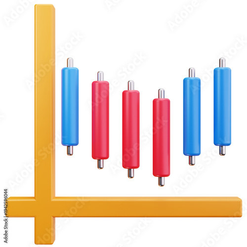 Trading Candlestick Chart Graph