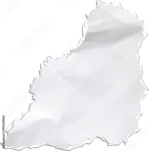 Crumpled Paper Fragment