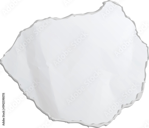 Realistic Paper Fragment