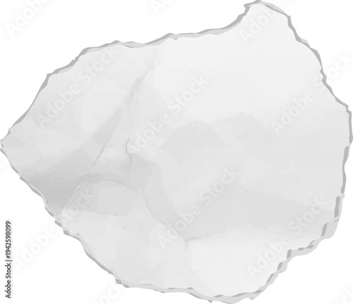 Crumpled Paper Scrap