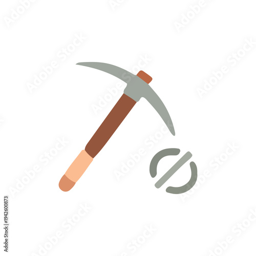 Mining Icon with Slash