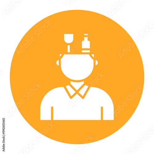 Alcohol Addiction Icon