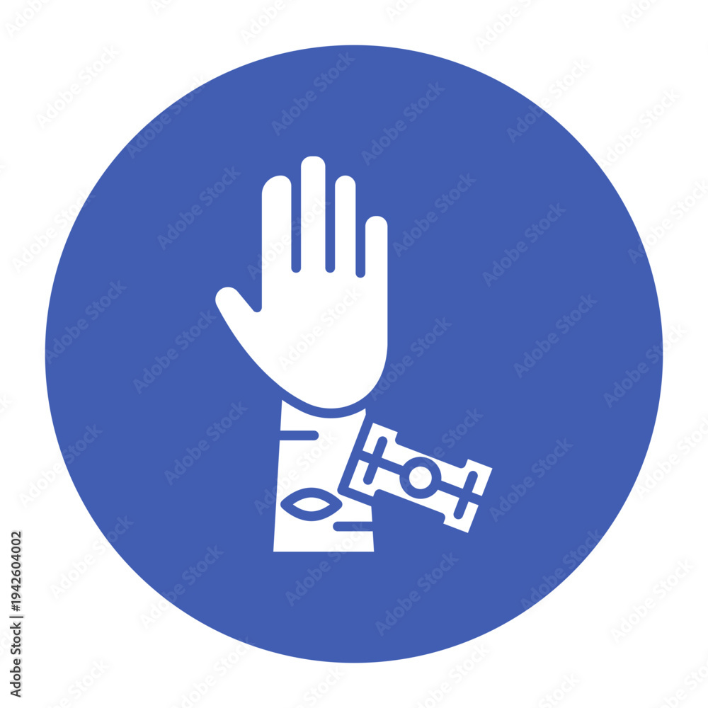 Obraz premium Self Harm Icon