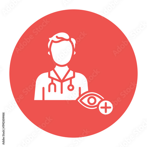 Optometrist Male Icon