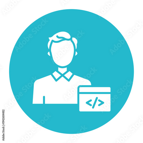 Programmer Male Icon