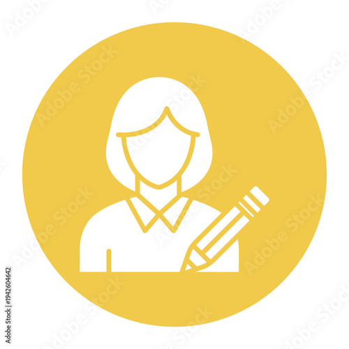 Writer Female Icon