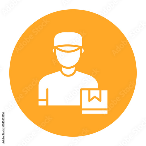 Delivery Person Icon