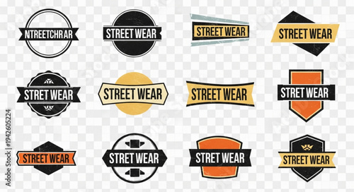 Streetwear Logo Collection - Vintage-Inspired Designs for Modern Brands.