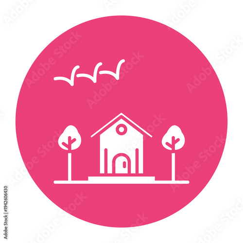 Country Farmhouse Icon