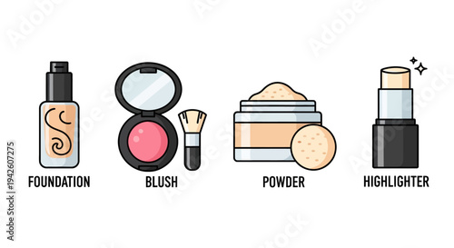 Makeup Cosmetics Beauty Products.