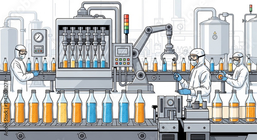 Bottling Plant Production Line Workers.