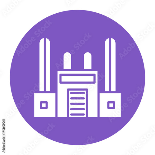 Metallurgical Plant Icon