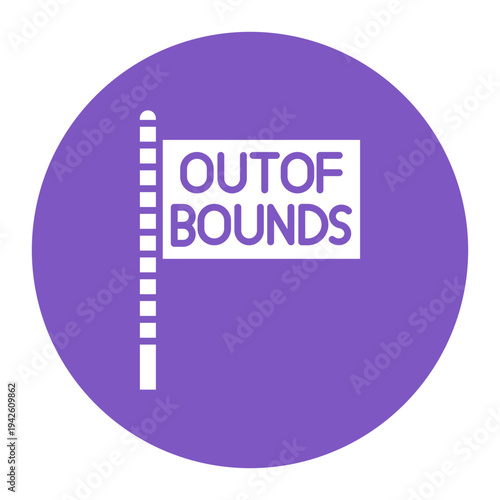 Out Of Bounds Icon