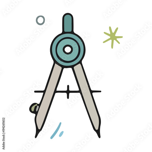 Drafting Compass Tool Icon