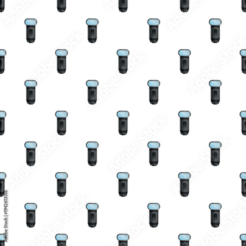 Speedlight flashes forming a seamless pattern for photography concepts