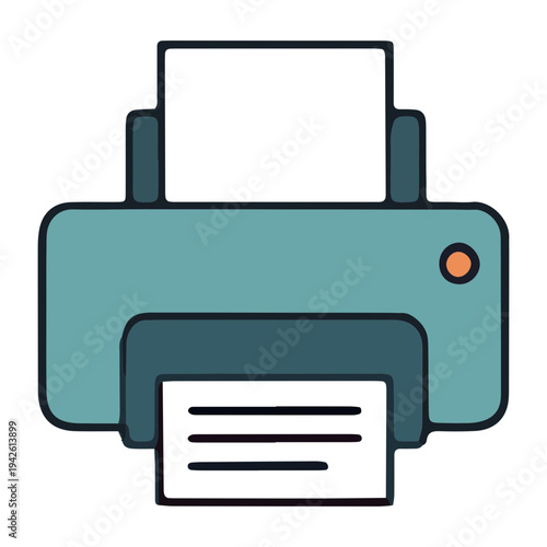 Printer Icon Illustration