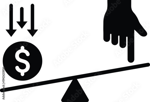 Money Balance Weighing Scale with Hand
