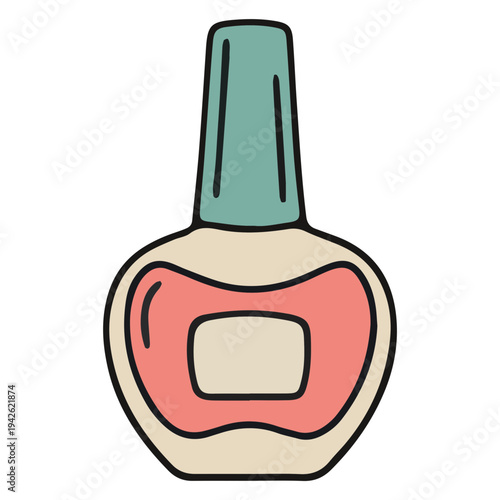 Nail Polish Bottle Illustration