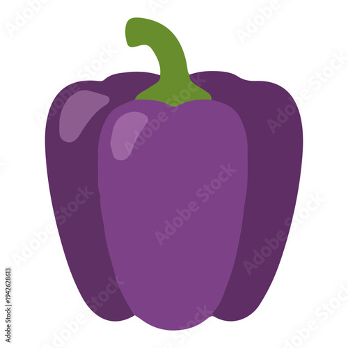 Purple Bell Pepper Icon