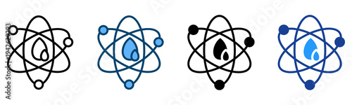 Water Icon Multiple Style Vector Collection   