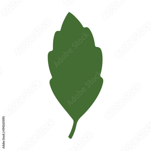 Simple Green Leaf Icon