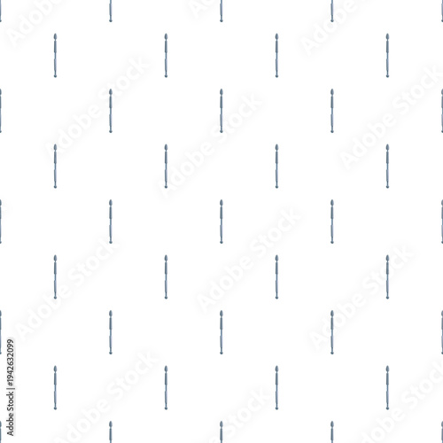 Abstract needle design creating a decorative seamless pattern