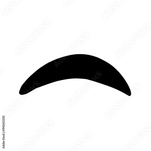 Boomerang icon silhouette 