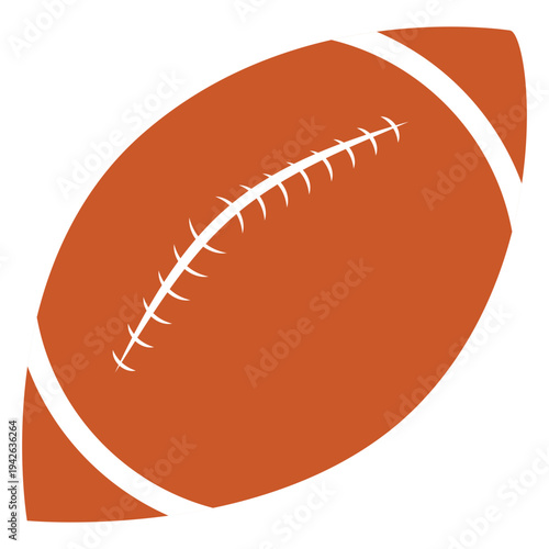 American Football Icon Isolated
