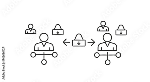 Network Security and Data Protection Between Users.