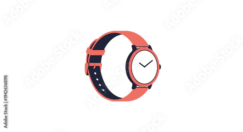Orange Smart Watch Device.