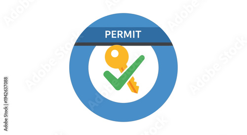 Permit Approval Icon.