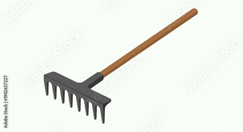 Rake Gardening Tool.